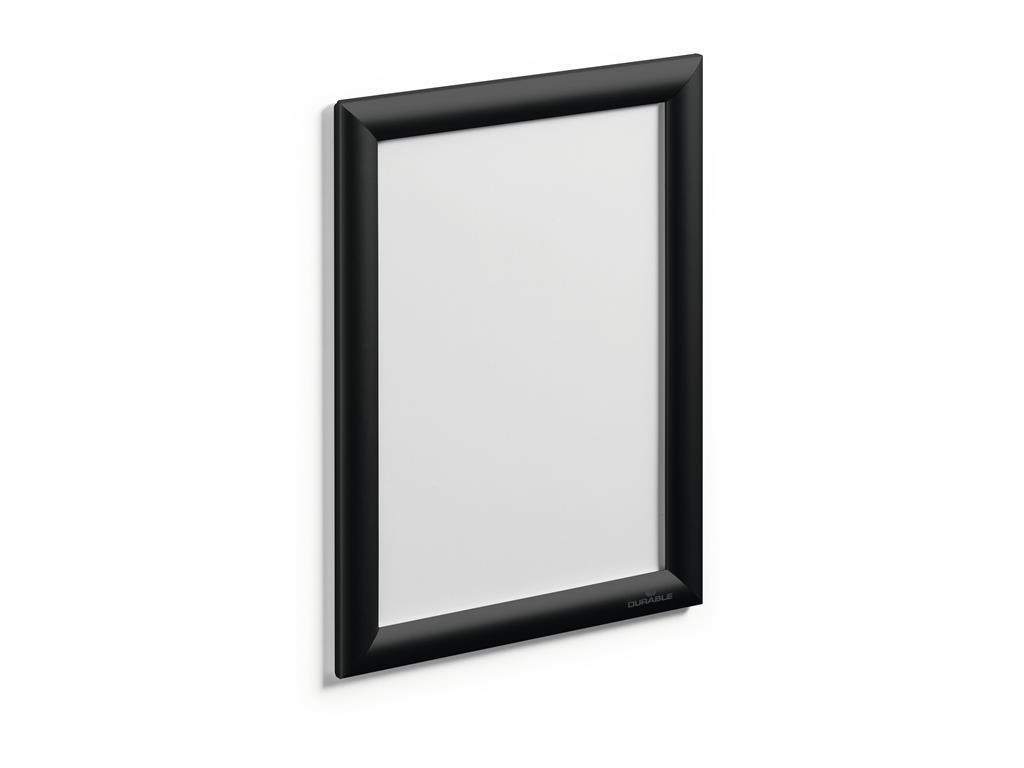 Durable Aluminijast okvir Snap A4, črn