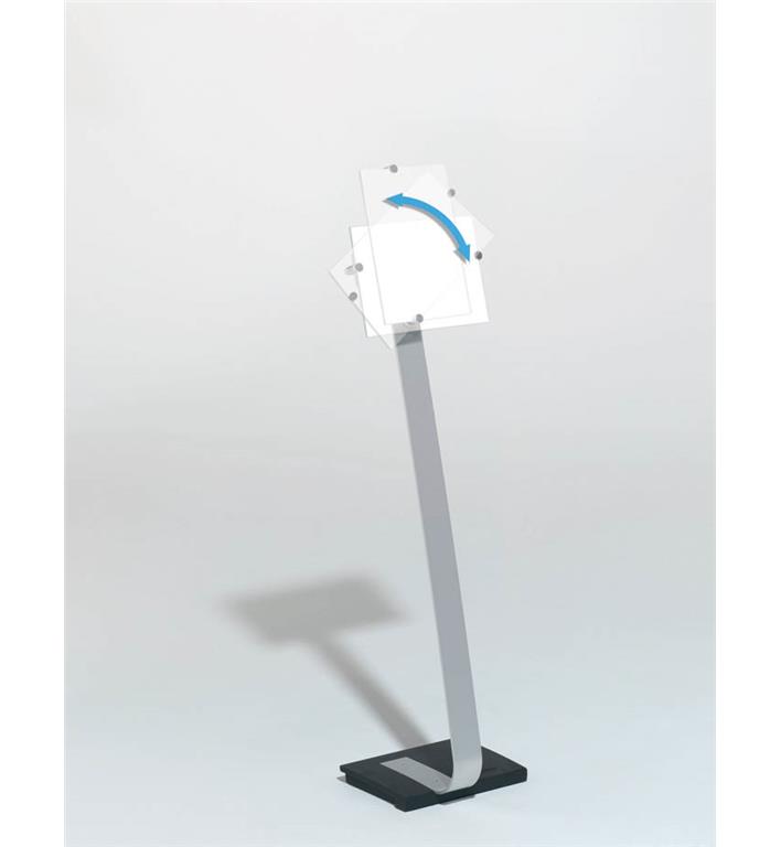 Durable Stojalo z informacijsko ploščo Crystal