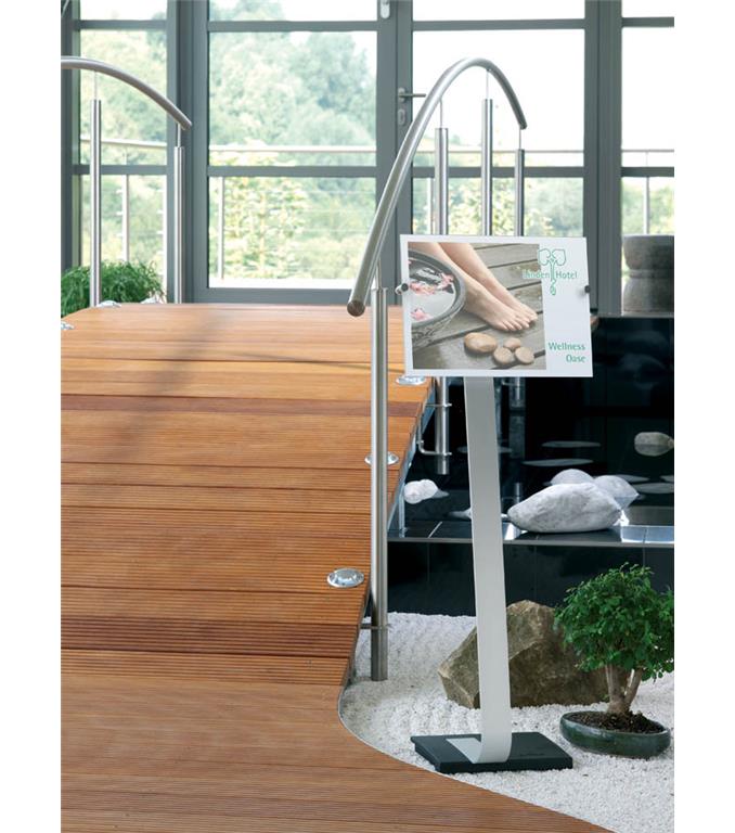 Durable Stojalo z informacijsko ploščo Crystal