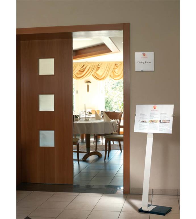 Durable Stojalo z informacijsko ploščo Crystal