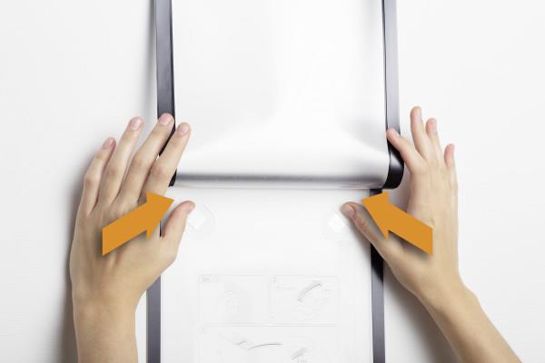 Durable Okvir DURAFRAME WALLPAPER A4, črn