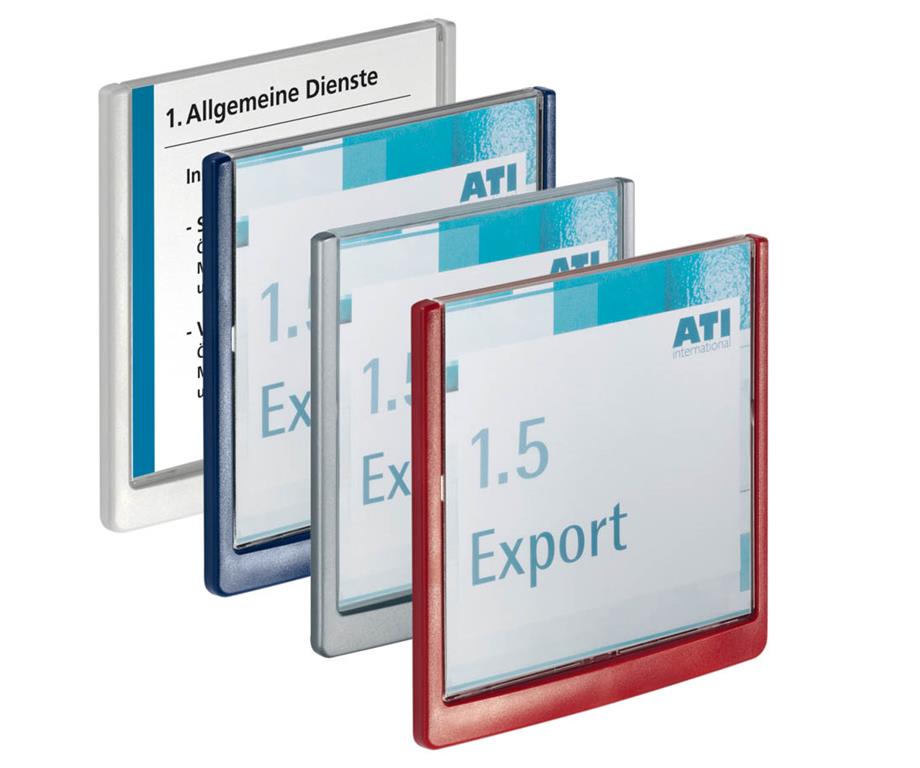 Durable Info ploščica Click 149x148,5mm BARVE