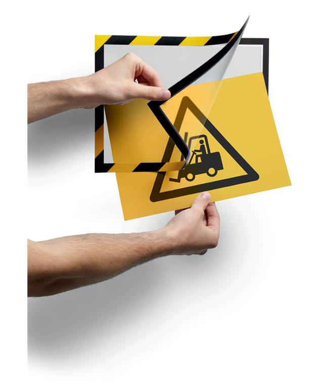 Durable Okvir DURAFRAME A4, rumeno-črn