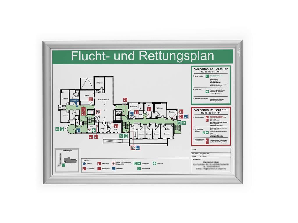 Aluminijast okvir Snap A2, srebrn