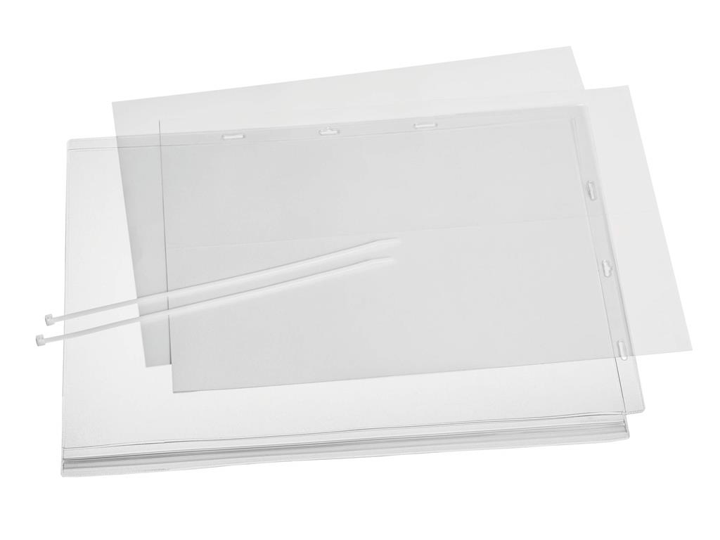 Durable Vodoodporni žepki A3 z vezicami, 5 kos