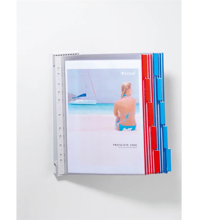 Durable Stenski nosilec map (5674), za 10 map