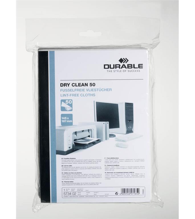 Durable Čistilni robčki, suhi, 50 kos (5734)
