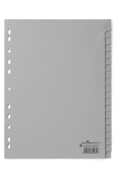 Durable Ločilni listi 1/20 sivi (6443)