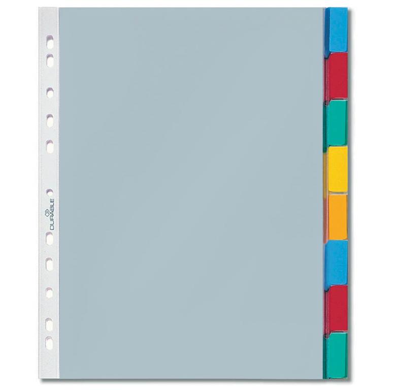 Durable Ločilni listi - U Mapa A4 8-delni (6631)