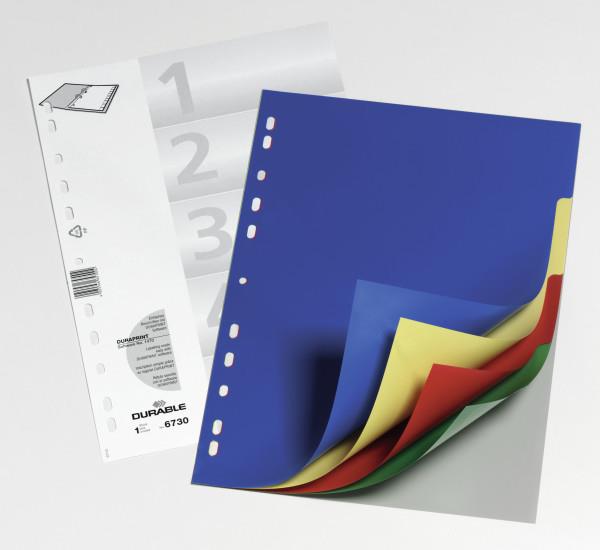 Durable Ločilni listi A4 1/5 (6730)