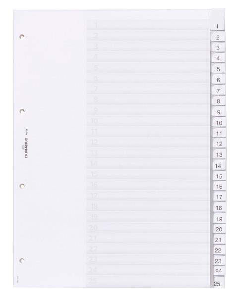 Durable Ločilni listi A4 1/25 (6824)