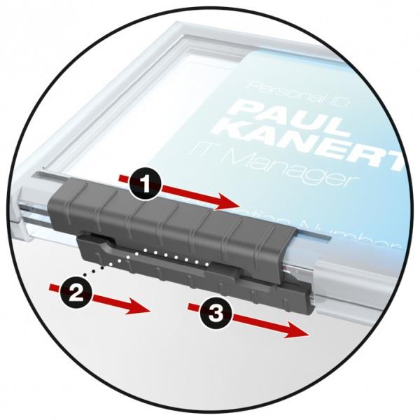 Durable Ovitek za magnetne kartice PUSHBOX