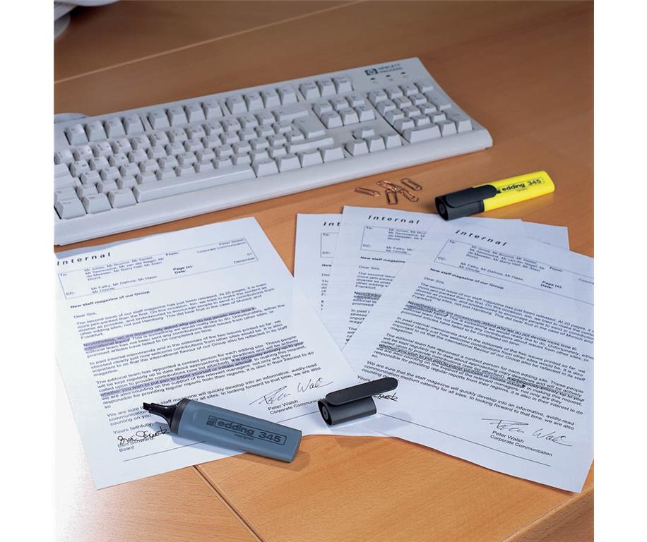 Edding Tekst marker E-345, set 4