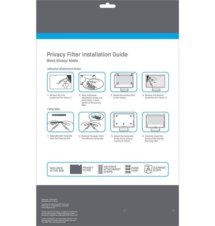 eSTUFF Filter privatnosti 22"" 474 mm x 297 mm