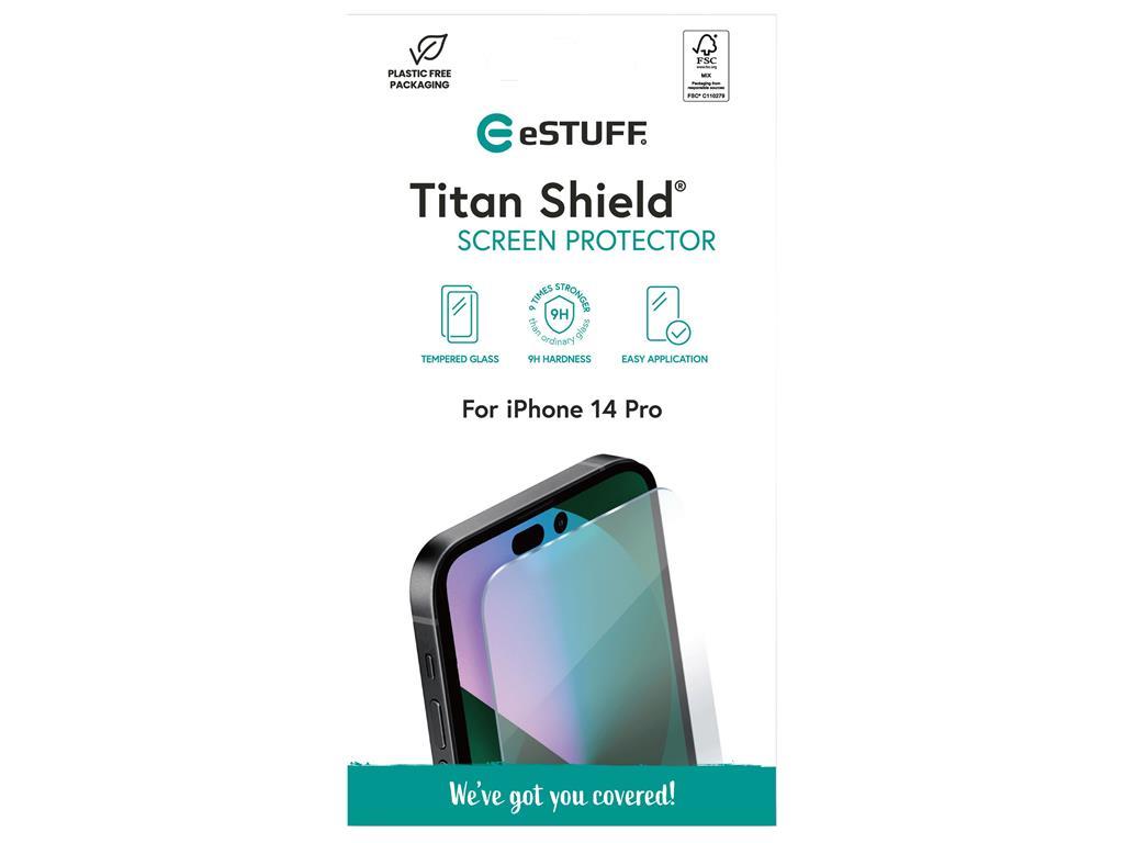 eSTUFF Zaščita zaslona za iPhone 14 Pro. Titan