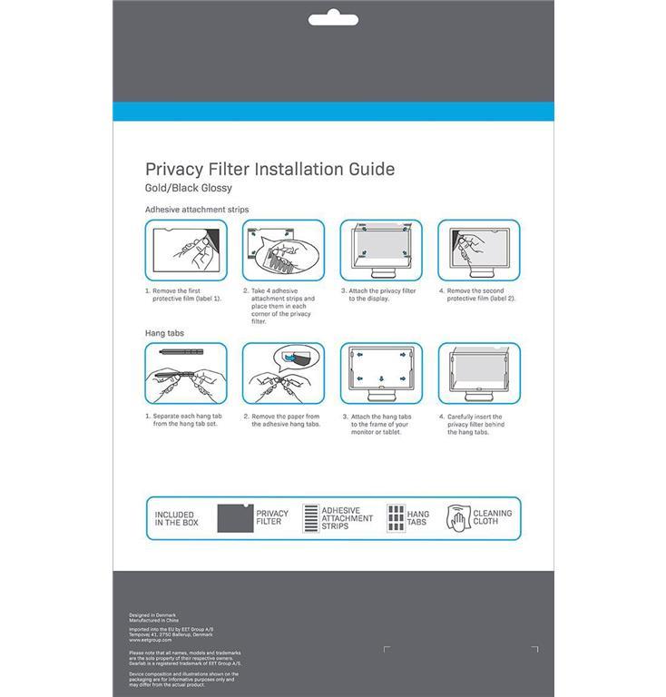 eSTUFF Filter zasebnosti zlati 12.1" 4:3