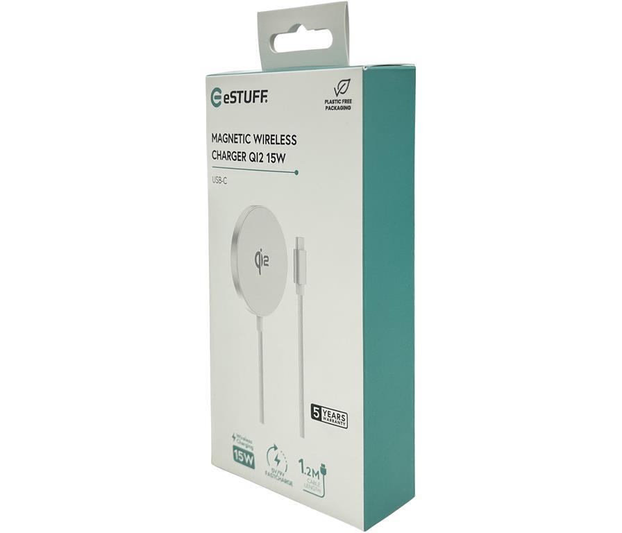 eSTUFF QI2 15W magnetni brezžični polnilec
