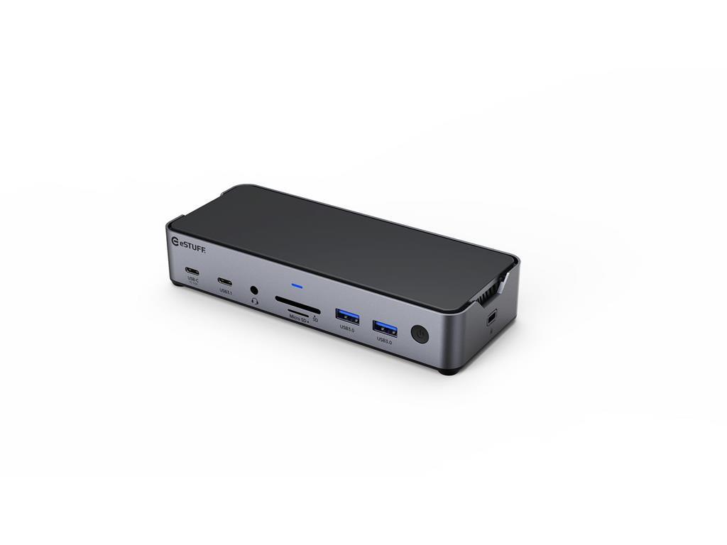 eSTUFF Trojna 4K USB-C docking postaja