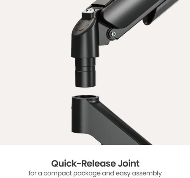 eSTUFF Nosilec monitorja s plinsko vzmetjo