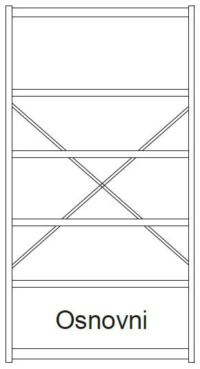 Hartnagel Univerzalni regal, osnovni