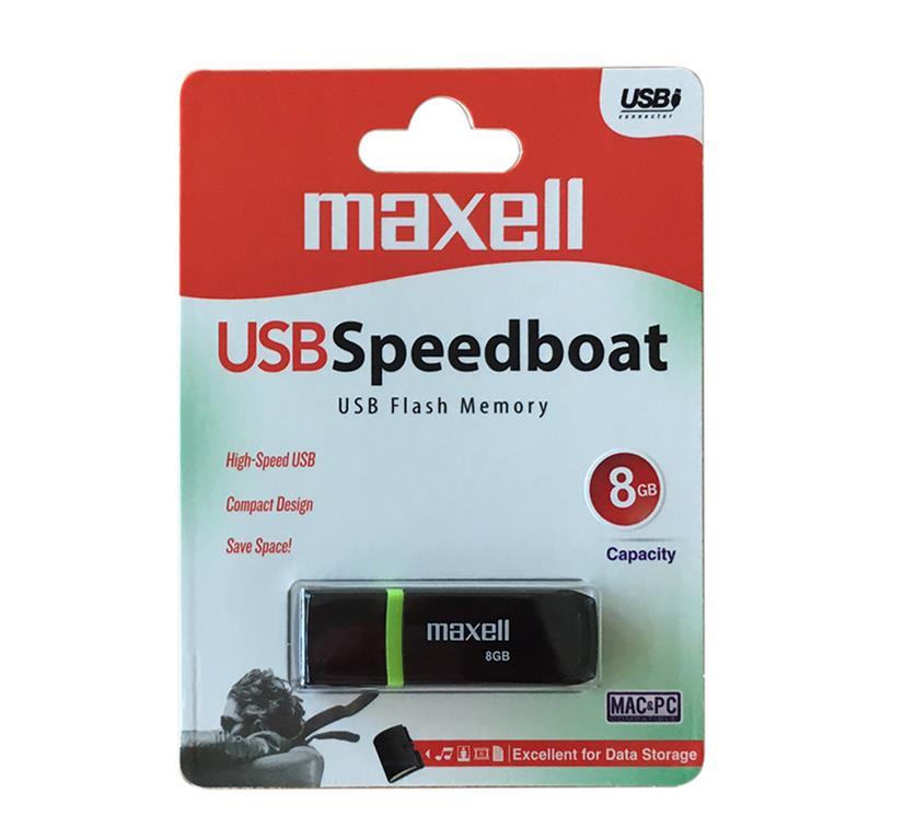 Maxell USB ključ 8GB Speedboat 2.0