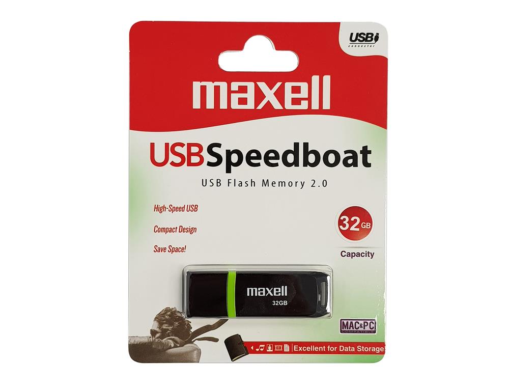 Maxell USB ključ 32GB Speedboat 2.0