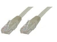 MicroConnect U/UTP CAT5e 0.5M sivi PVC