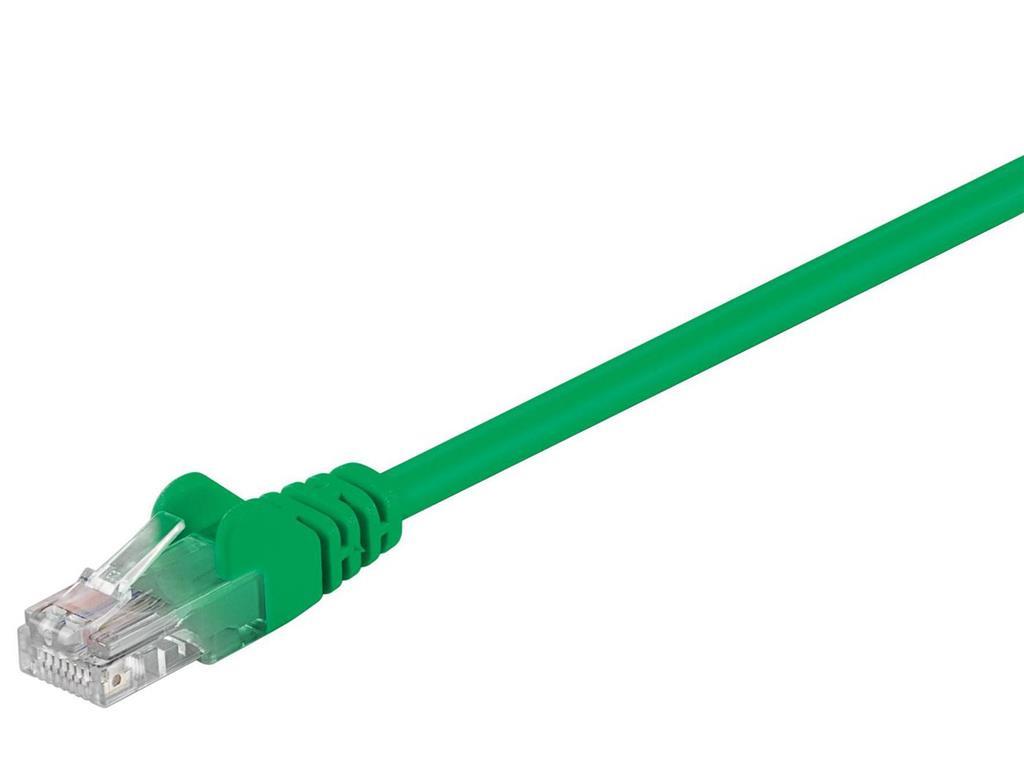MicroConnect U/UTP CAT5e 1M zeleni PVC