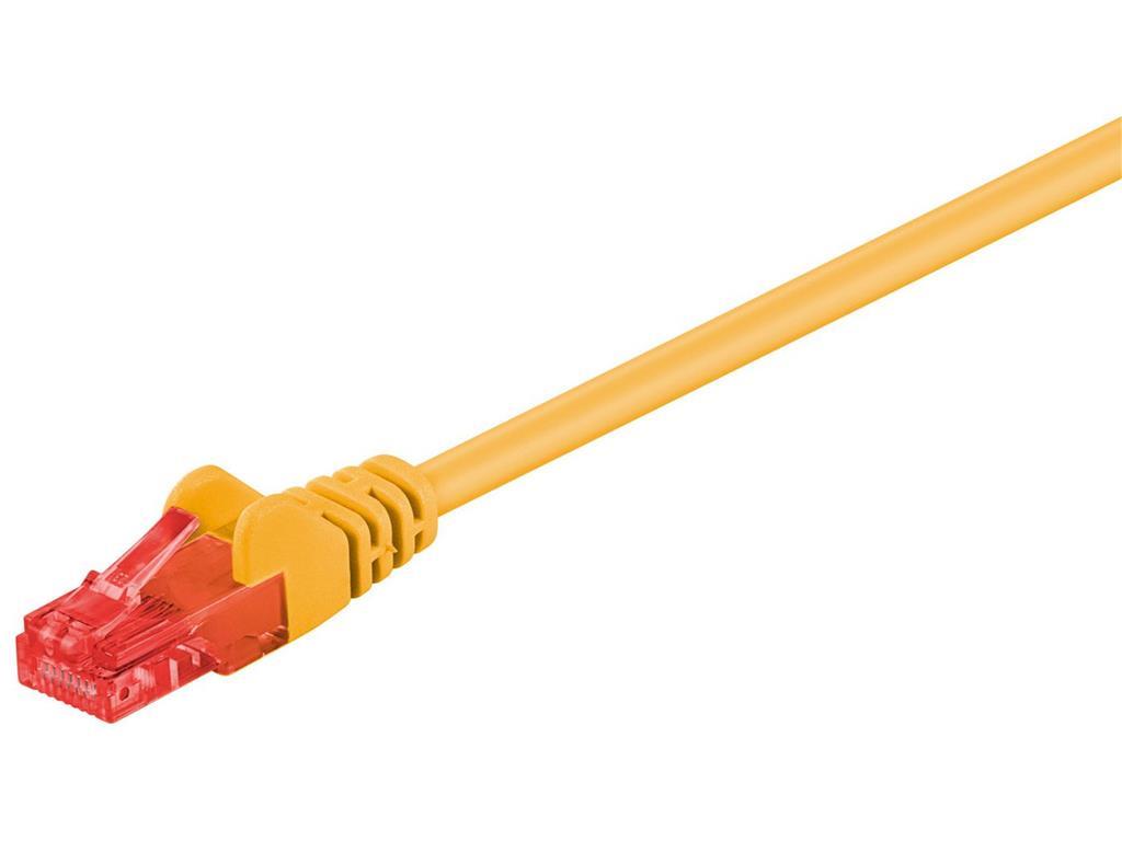 MicroConnect U/UTP CAT6 2M žuti PVC