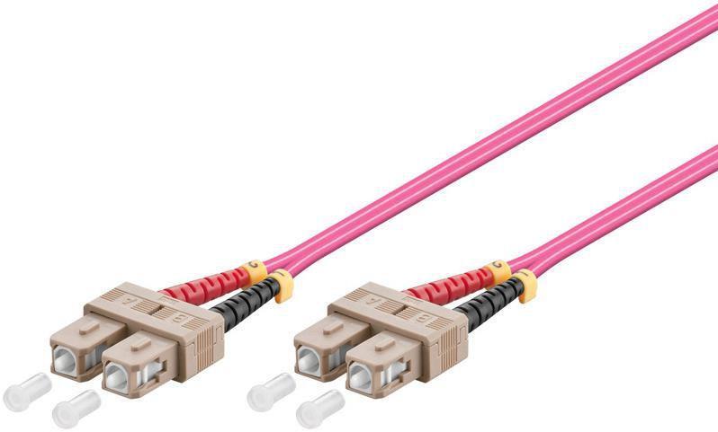 MicroConnect Patch Kabel - SC/UPC-SC/UPC 10m OM4