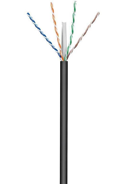 MicroConnect Kabel U/UTP CAT6 Zunanji 100m, Črn