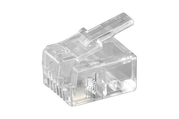 MicroConnect Modularni utikač RJ11 6P4C, 10 kom