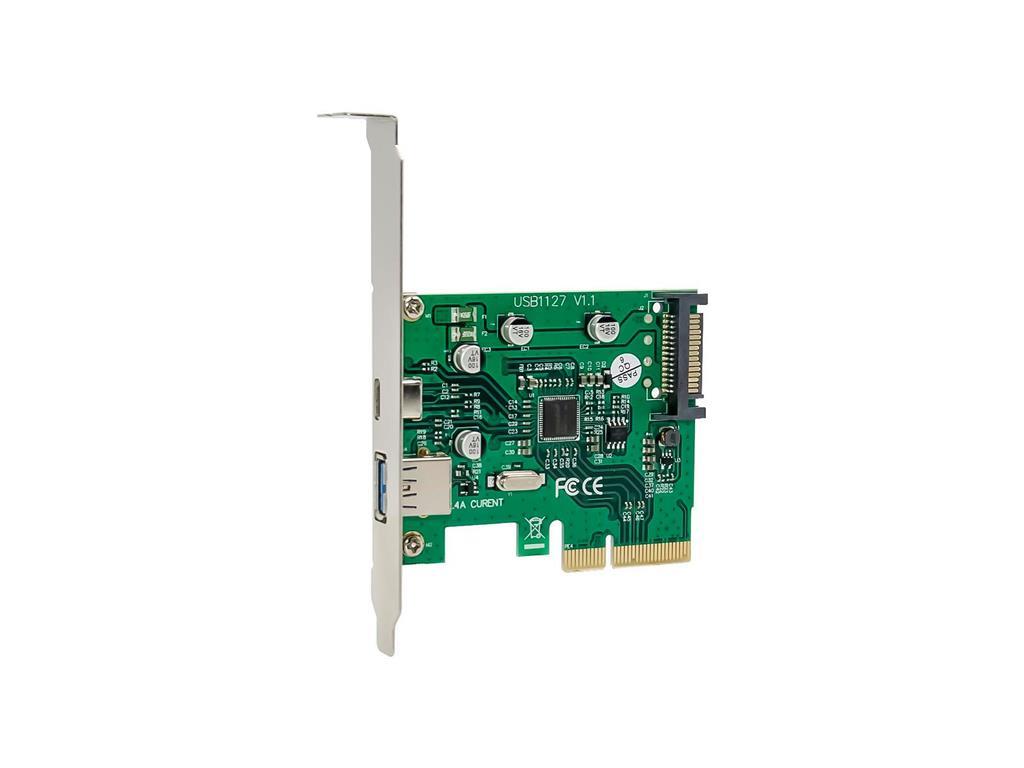 MicroConnect 1 x USB 3.1 Type C+A, PCIe