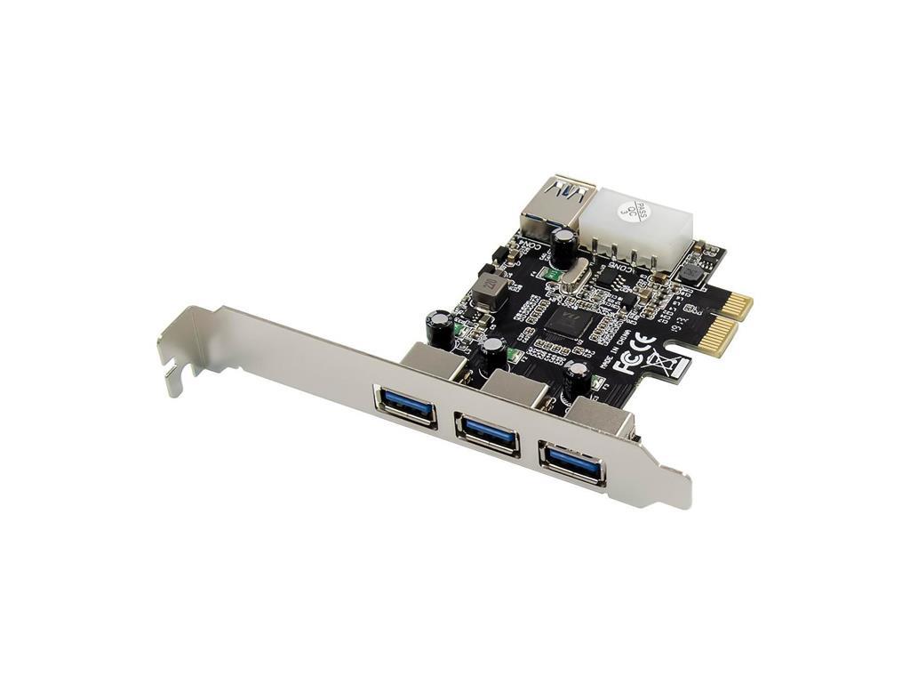 MicroConnect 3+1 port USB 3.0 PCIe kartica