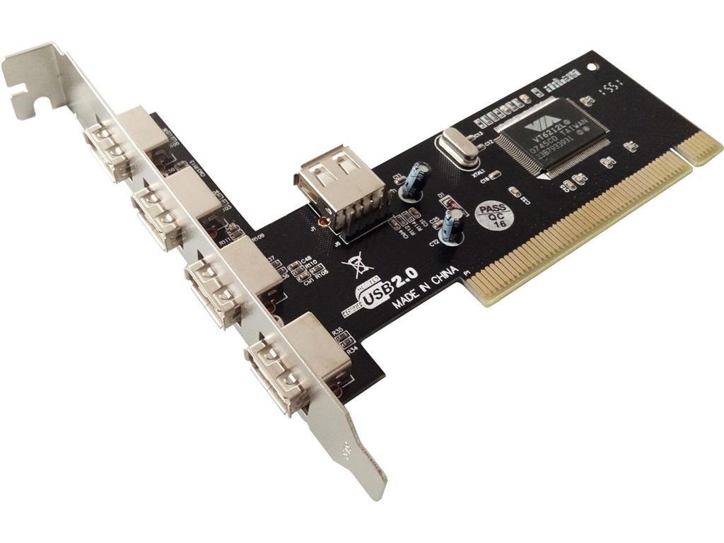 MicroConnect 4 + 1 Port USB 2.0 PCI kartica