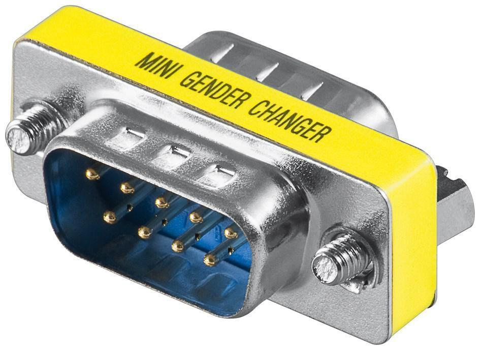 MicroConnect Adapter Mini Gender DB9 M-M