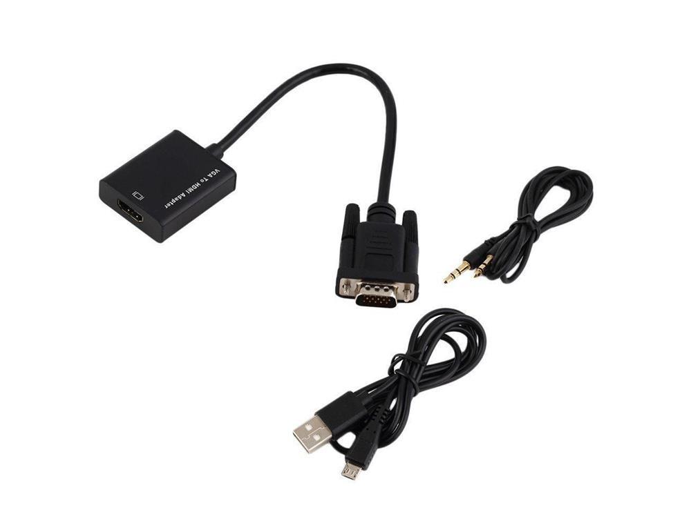MicroConnect Kabel adapter VGA + Audio - HDMI