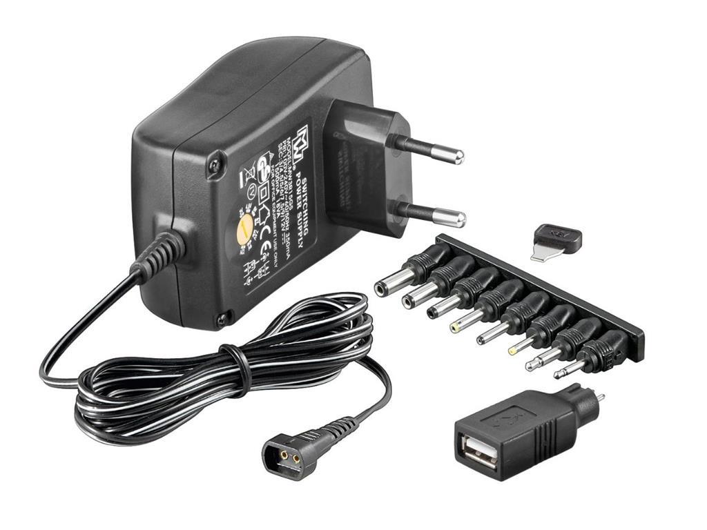 MicroConnect 3-12V univerzalni adapter za napajanje