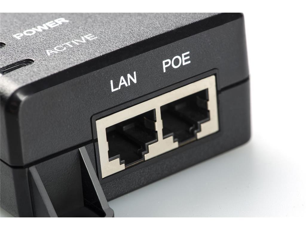 MicroConnect 60W 802.3af/at PoE++ injektor