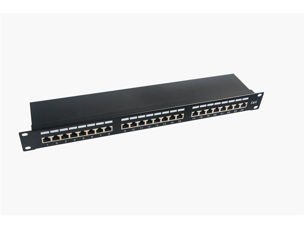 MicroConnect 19" FTP. 6 patch panel