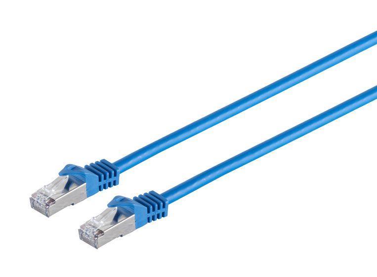 MicroConnect CAT7 S/FTP mrežni kabel 0,5m, plava