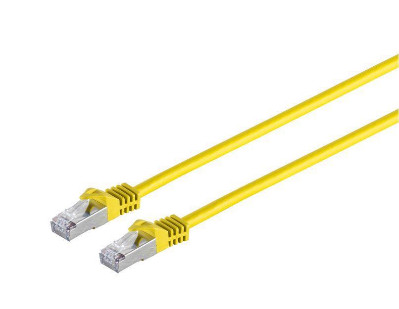 MicroConnect CAT7 S/FTP mrežni kabel 1m, žuti
