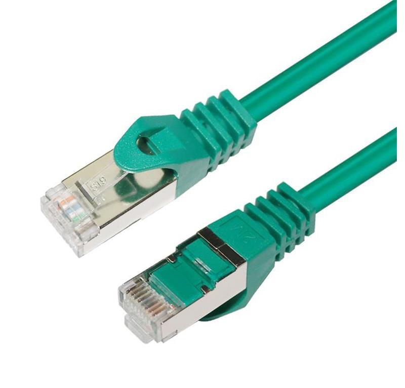 MicroConnect CAT7 S/FTP Network Cable 15m, Green