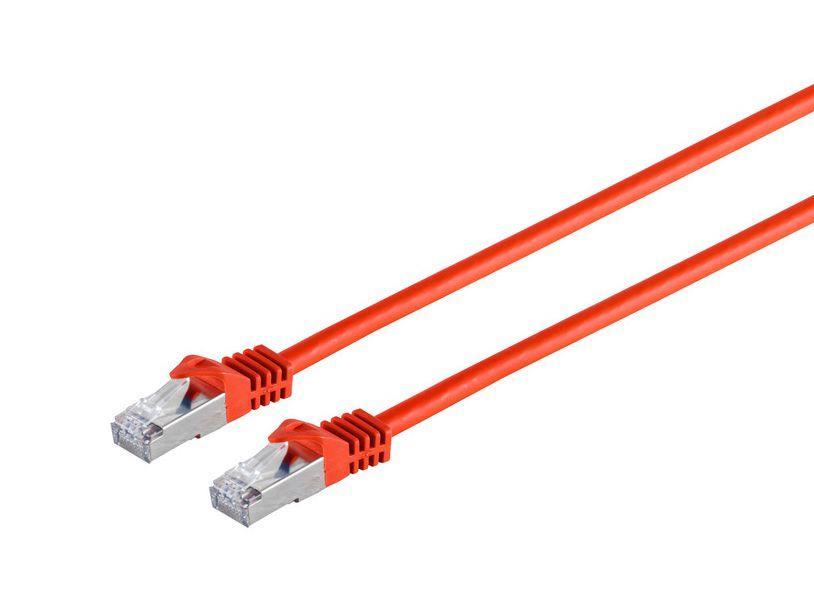 MicroConnect CAT7 S/FTP Omrežni Kabel 20m, Rdeč