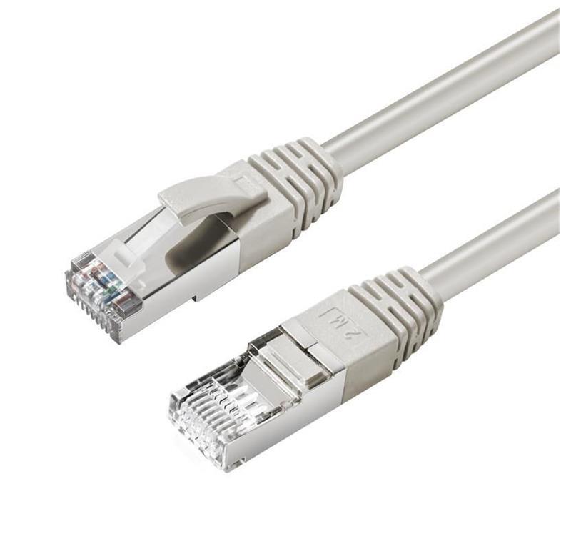 MicroConnect S/FTP CAT6 0.25m sivi LSZH
