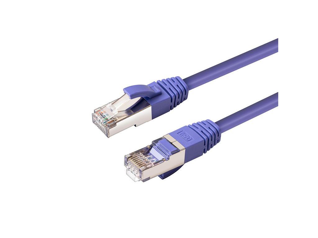 MicroConnect CAT6 S/FTP mrežni kabel 15m, ljubičasti