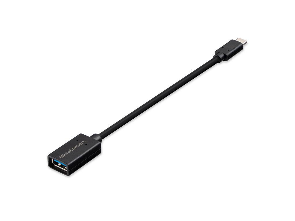 MicroConnect Adapter USB-C do USB-A, 0.2m