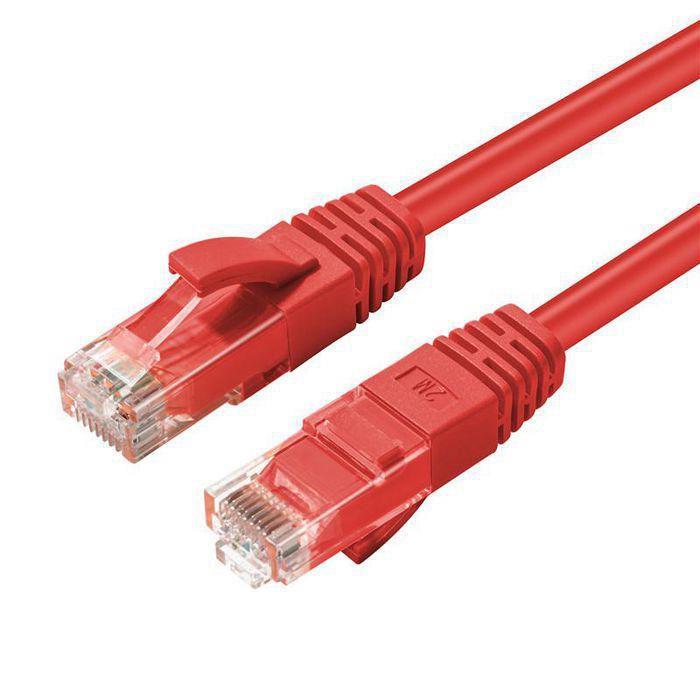 MicroConnect CAT5e U/UTP Network Cable 2m, Red