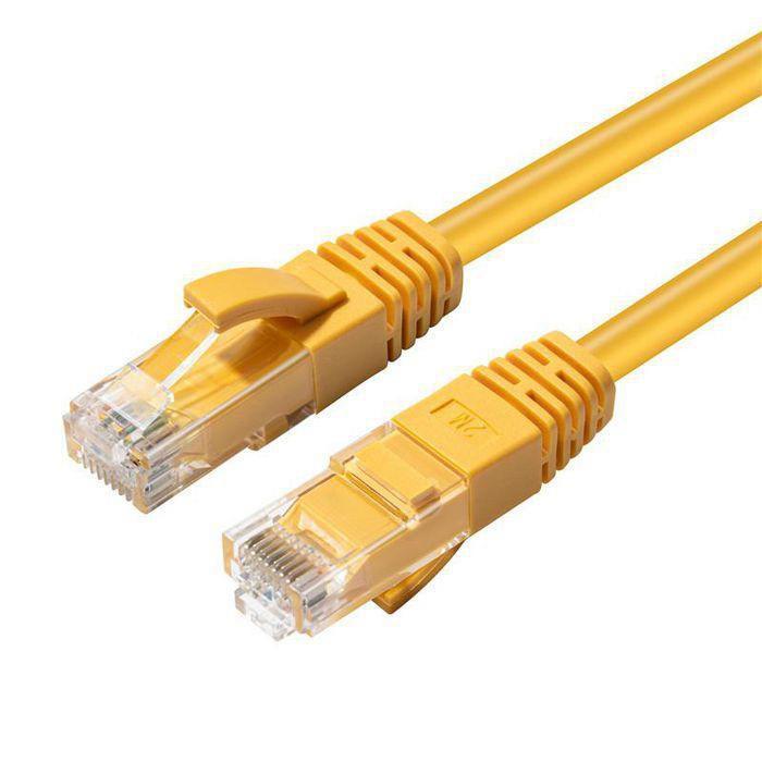 MicroConnect CAT5e U/UTP mrežni kabel 3m, žuti