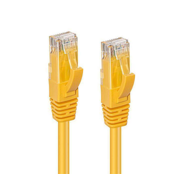 MicroConnect CAT5e U/UTP mrežni kabel 7m, žuti
